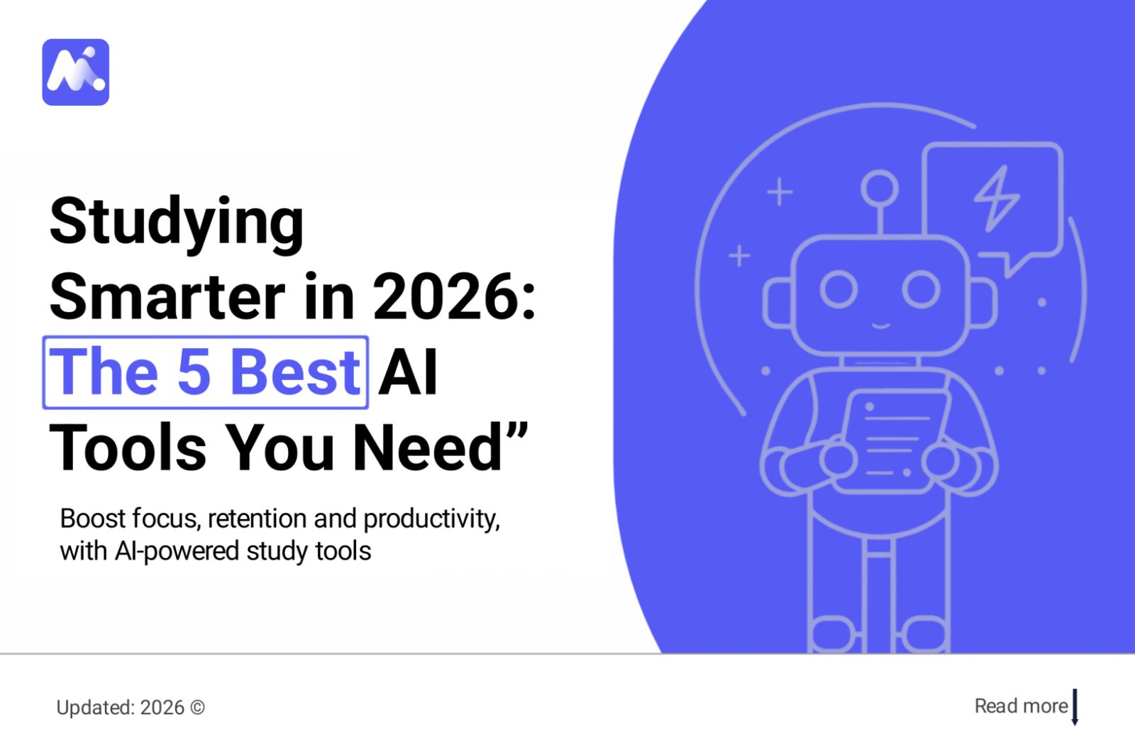 5 Best AI Study Tools in 2026: A Balanced Comparison